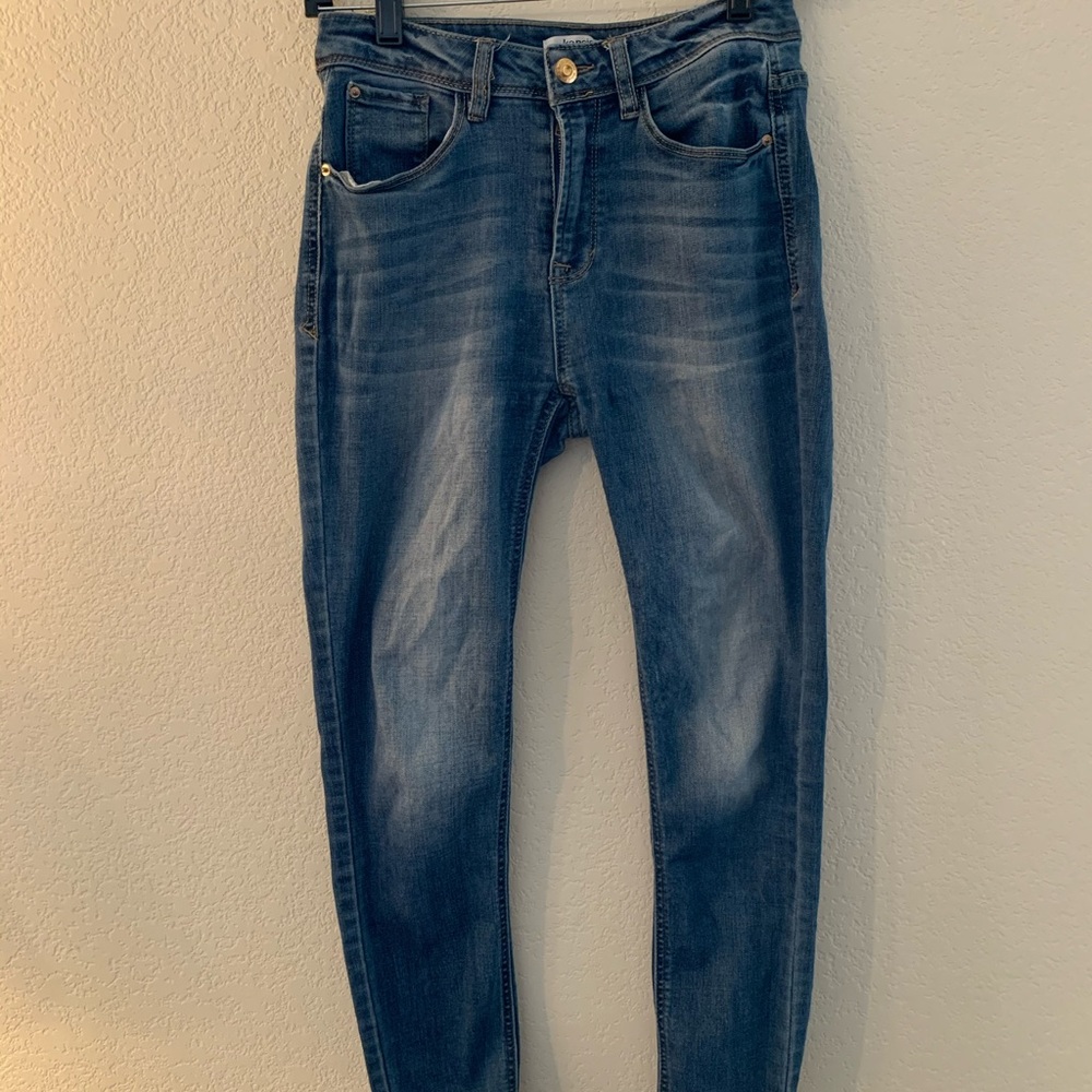 High rise skinny jean